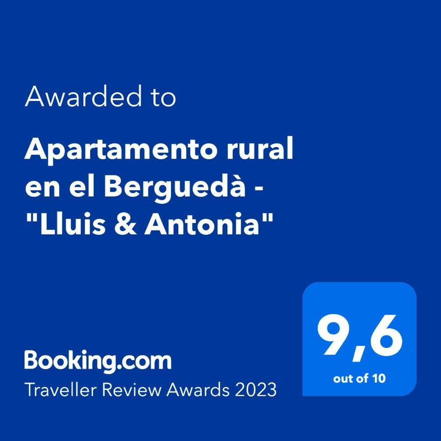 Apartamento Rural En El Bergueda "Lluis & Antonia" A Ac Sant Jordi de Cercs Bagian luar foto